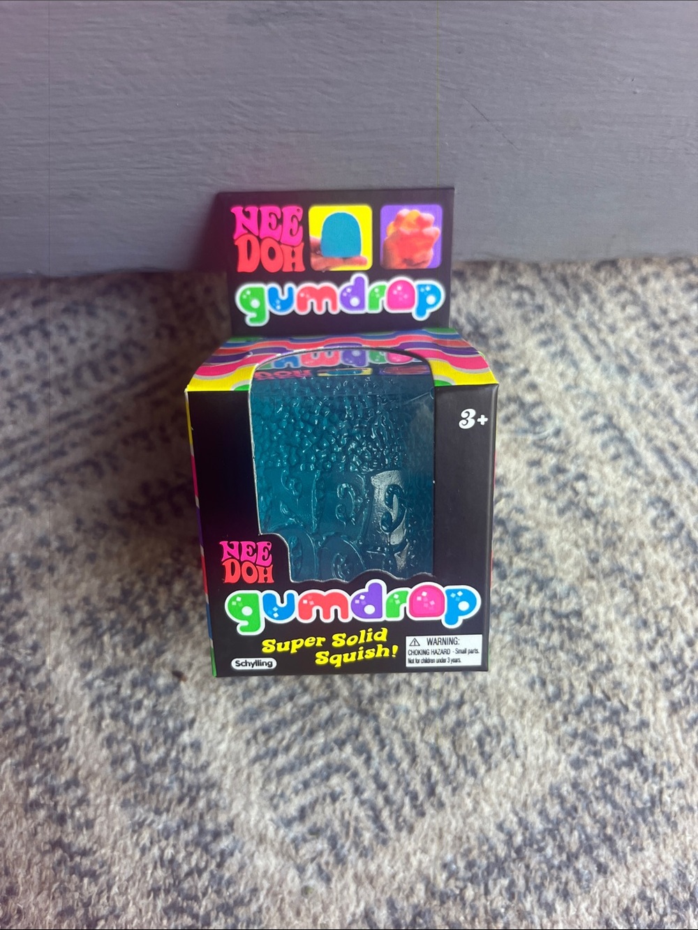 NeeDoh Gumdrop Super Solid Squish - Blue NEW